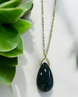 Pendentif Agate mousse A