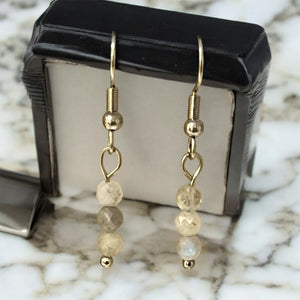 Boucles d'oreille Labradorite A