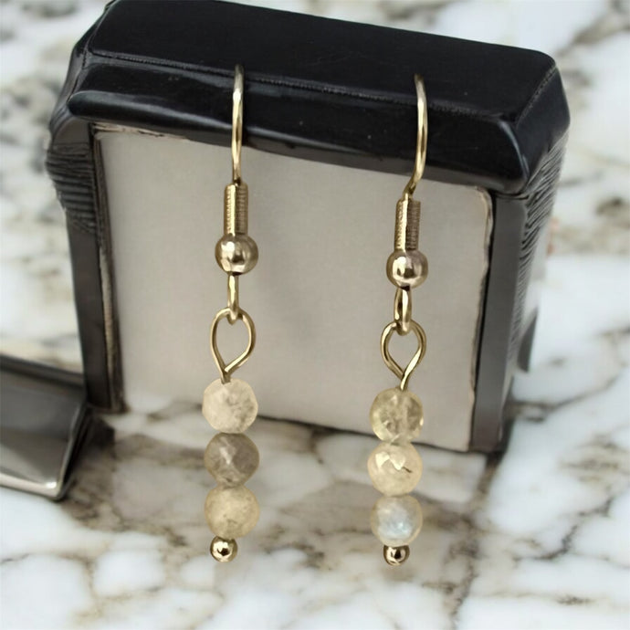 Boucles d'oreille Labradorite A