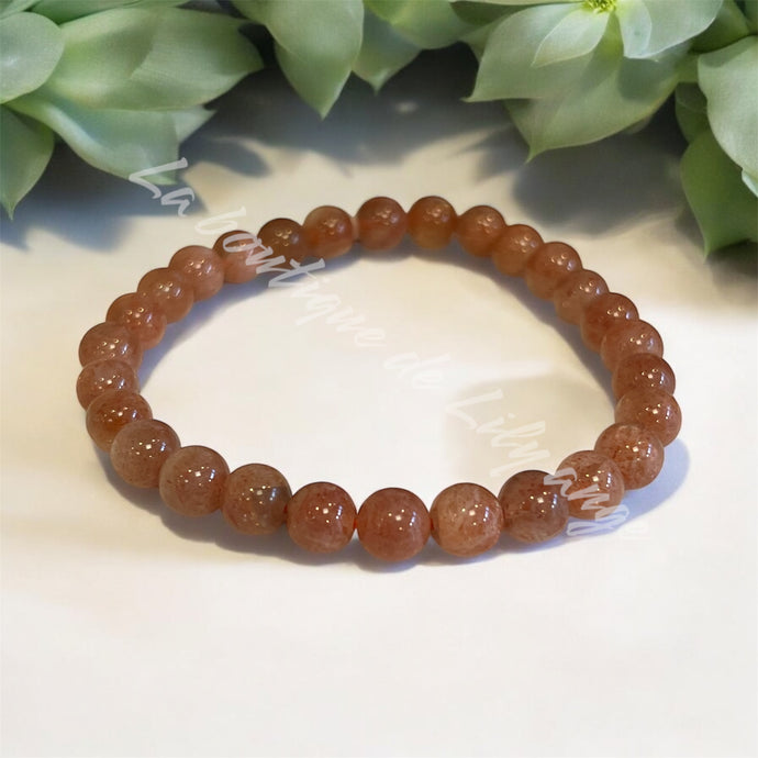 Bracelet Pierre de Soleil 8 mm A