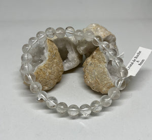 Bracelet Cristal de roche 8 mm A