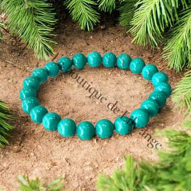 Bracelet Malachite claire 8mm AA