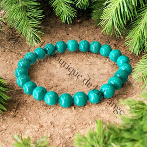 Bracelet Malachite claire 8mm AA
