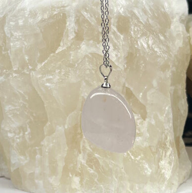 Pendentif Quartz rose A