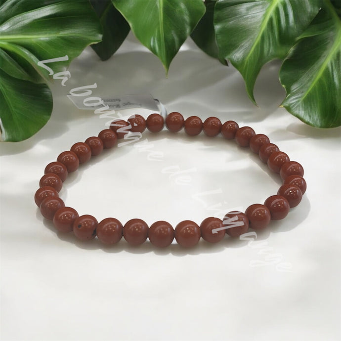 Bracelet Jaspe rouge