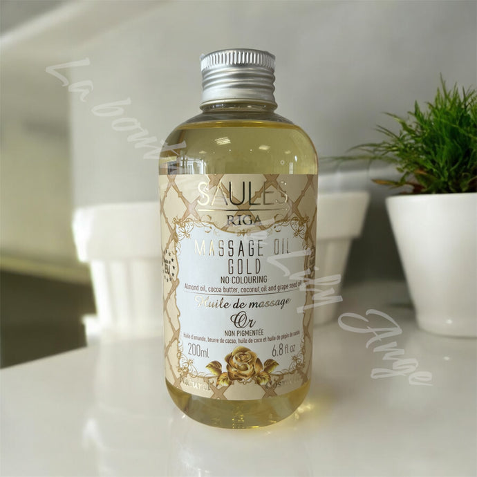 Huile de massage parfumée Or