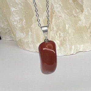 Pendentif Jaspe rouge A