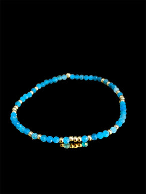 Bracelet Apatite 2 mm