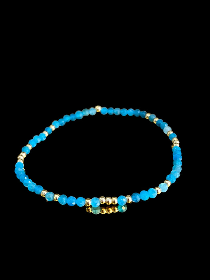 Bracelet Apatite 2 mm