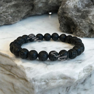 Bracelet Pierre de Lave
