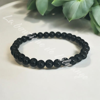 Bracelet Onyx 6 mm A