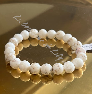 Bracelet Magnésite A 8mm