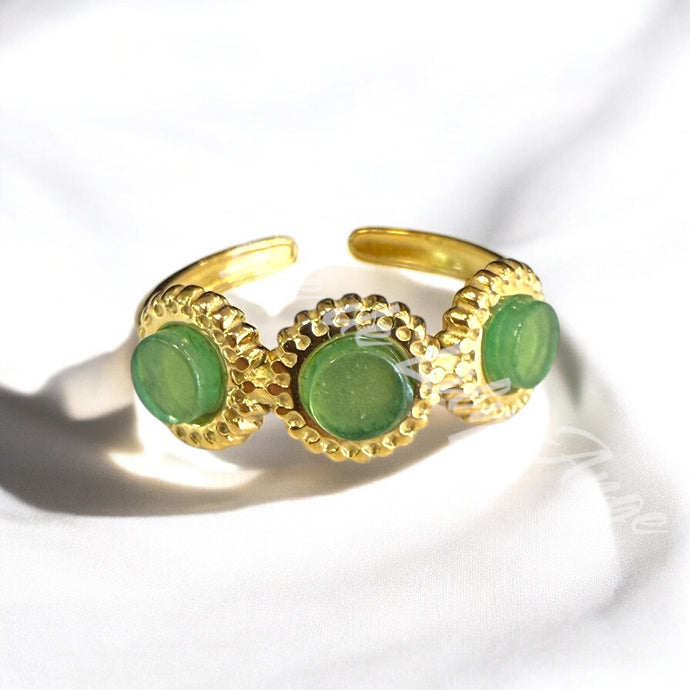 Bague Trio Vert