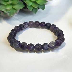 Bracelet Améthyste rubanée