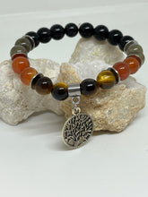 Charger l'image dans la galerie, Bracelet triple protection 8MM ( breloque à déterminer ensemble)