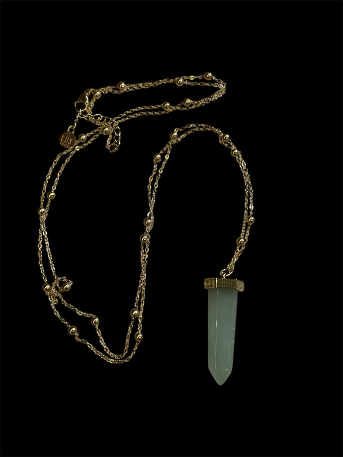 Collier sautoir Aventurine