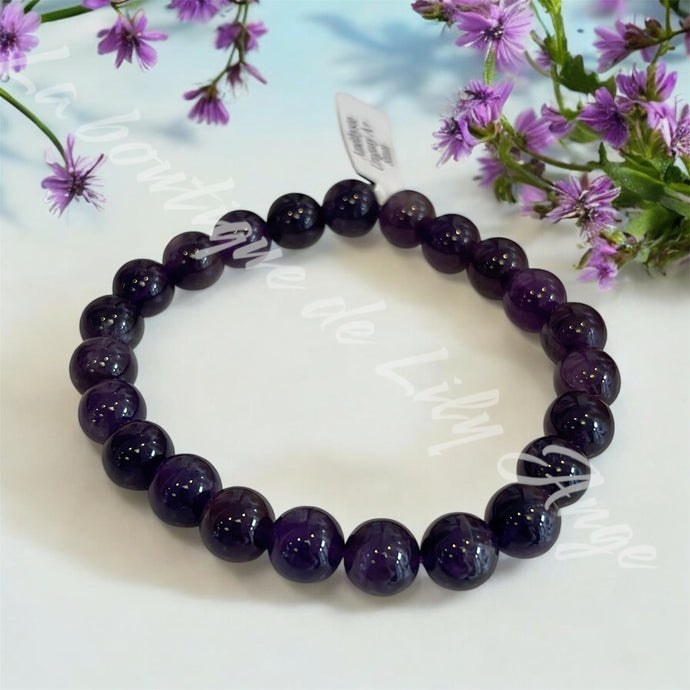 Bracelet Améthyste 8mm A