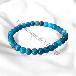 Bracelet Apatite 6mm A+