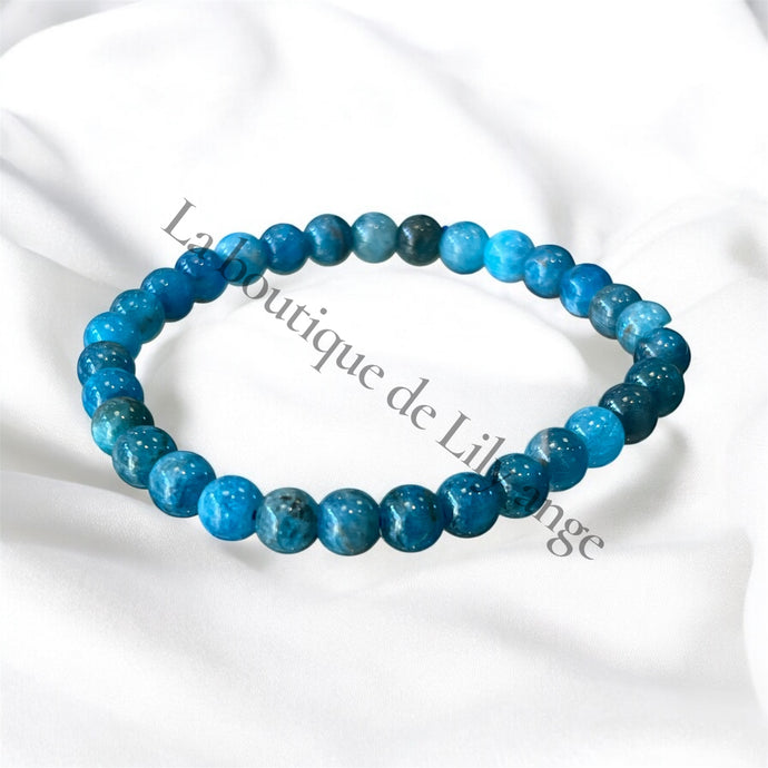 Bracelet Apatite 6mm A+