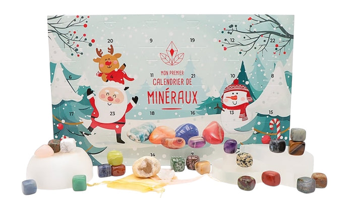 Calendrier de l'avent lithothérapie