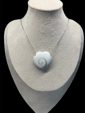 Collier cœur Œil de Sainte Lucie