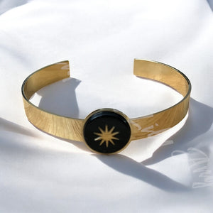 Bracelet jonc Obsidienne noire