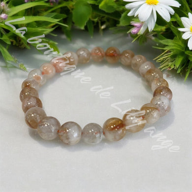 Bracelet boule Citrine chauffée