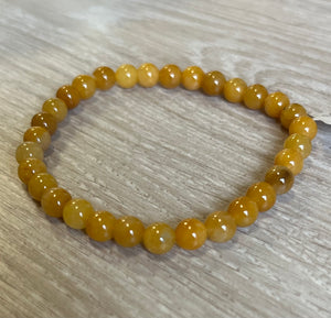 Bracelet Aventurine jaune 6mm