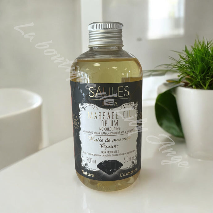 Huile de massage parfumée opium