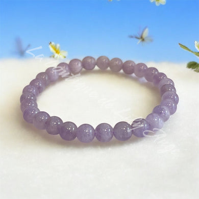 Bracelet Améthyste lavande 6mm A