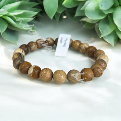 Bracelet Jaspe Paysage 8 mm