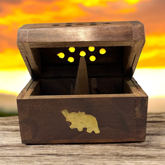 Porte encens boîte