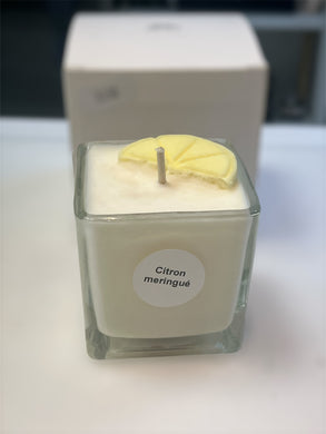 Bougie citron meringué