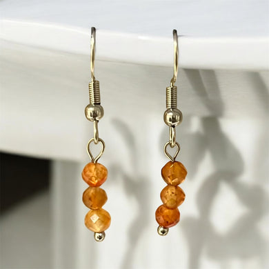 Boucles d'oreille Cornaline A
