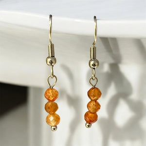 Boucles d'oreille Cornaline A