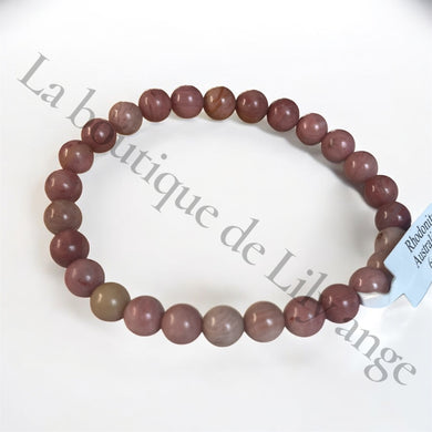 Bracelet Rhodonite 6 mm