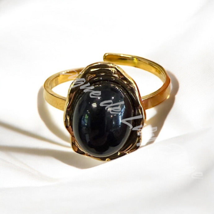Bague Obsidienne Noire