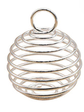 Charger l'image dans la galerie, Cage Spirale 30mm argentée