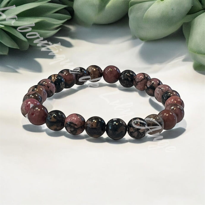 Bracelet Rhodonite 8mm