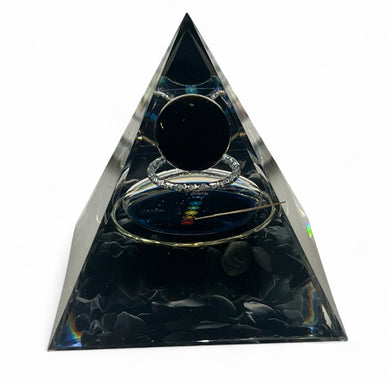 orgonite obsidienne noire