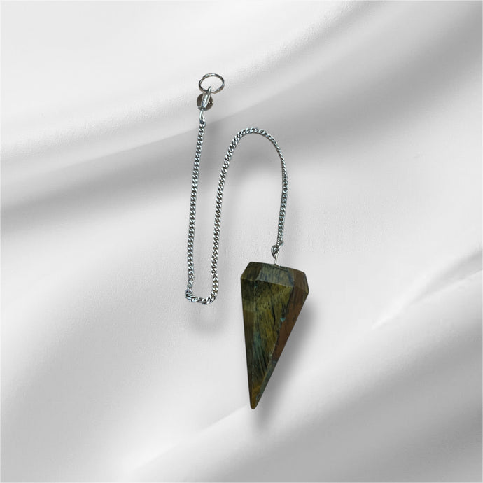 Pendule divinatoire œil de tigre