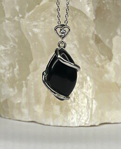 Pendentif Obsidienne A