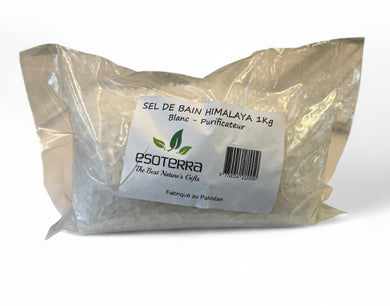 Cristaux de sel d'Himalaya blanc