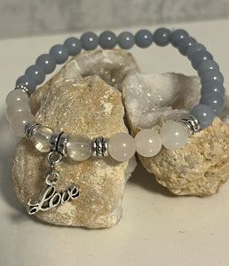 Bracelet des anges avec charm Love