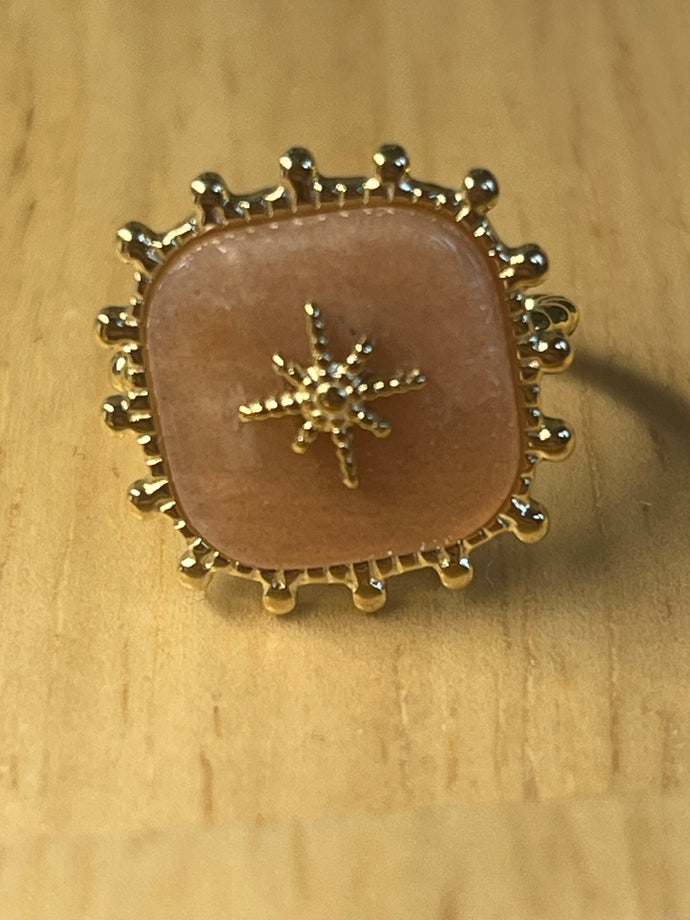 Bague pierre de soleil
