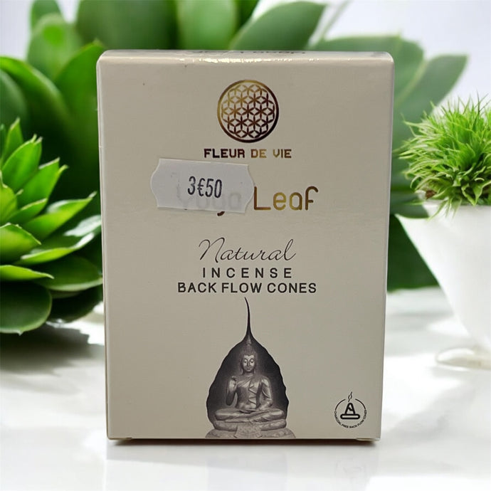 Cône fleur de vie blanche pour fontaine à encens