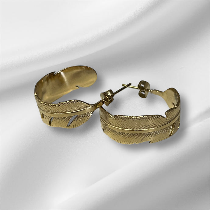 Boucles d'oreilles plumina