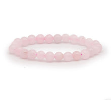 Charger l&#39;image dans la galerie, Bracelet  boule 6mm quartz rose enfant