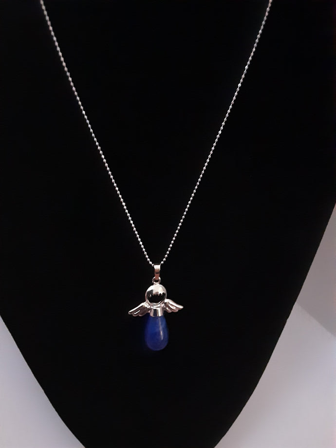 Pendentif enfant ange lapis-lazuli