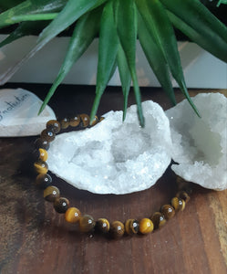 Bracelet oeil de tigre 6MM